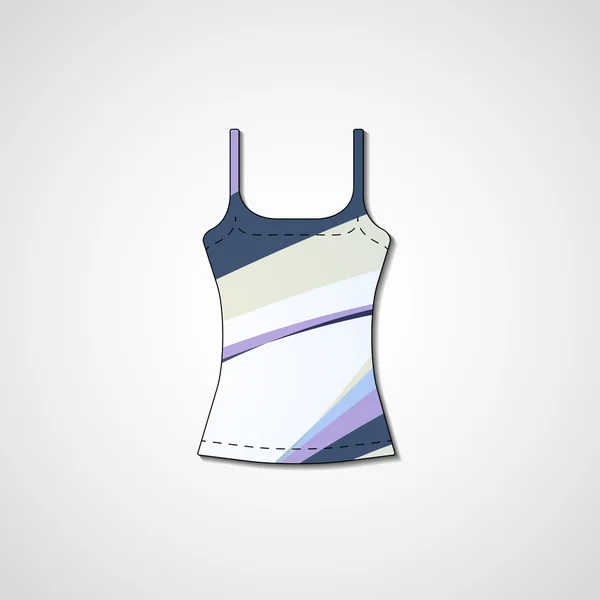 Ilustração abstrata em singlet — Vetor de Stock