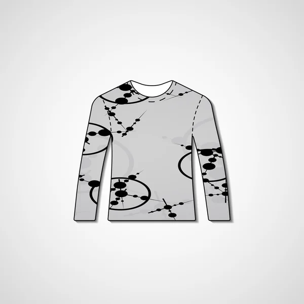 Illustration abstraite sur pull — Image vectorielle