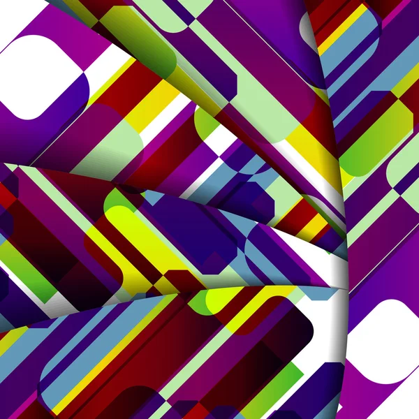 Ilustración de forma geométrica abstracta — Vector de stock