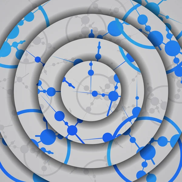 Illustrazione colorata del DNA — Vettoriale Stock