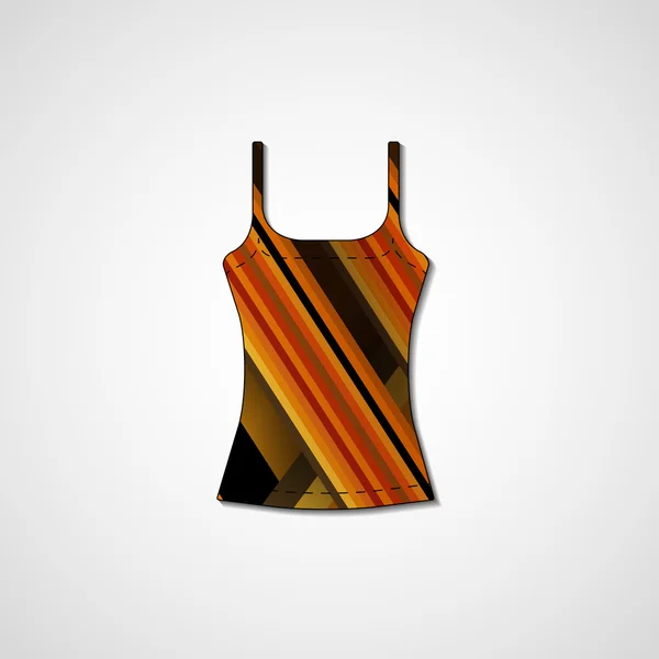 Singlet üzerinde soyut resim — Stok Vektör