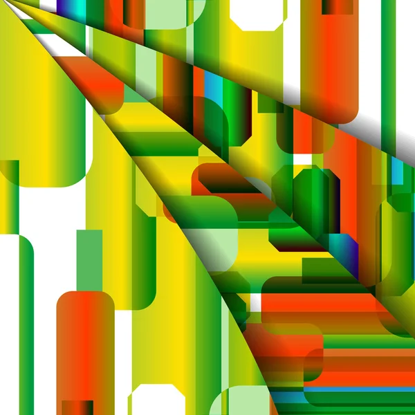 Illustration colorée abstraite . — Image vectorielle