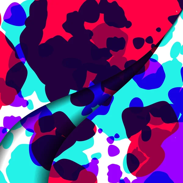Ilustración colorida abstracta — Vector de stock