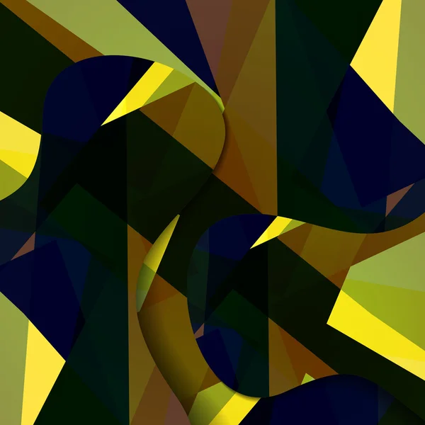 Illustration abstraite de forme sombre . — Image vectorielle