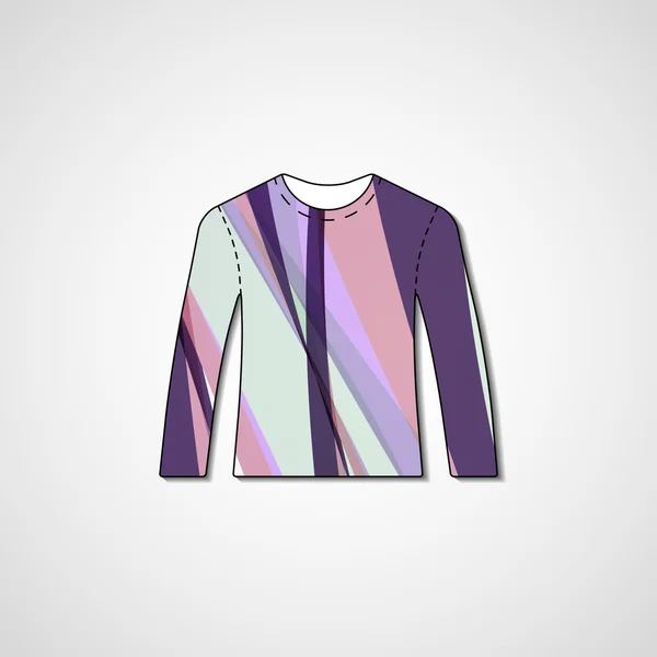 Illustration abstraite sur pull — Image vectorielle