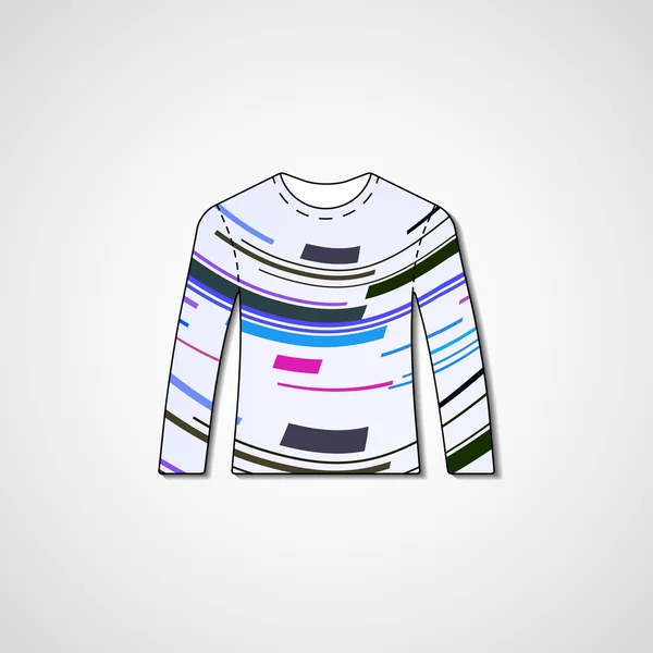 Illustration abstraite sur pull — Image vectorielle