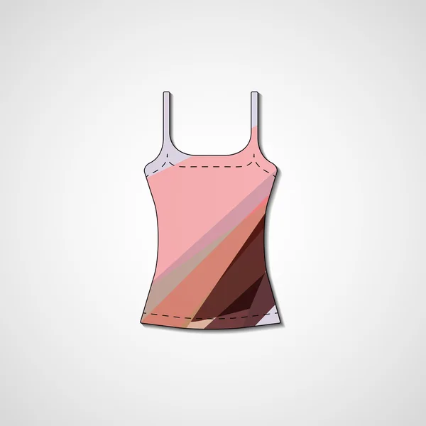 Singlet üzerinde soyut resim — Stok Vektör