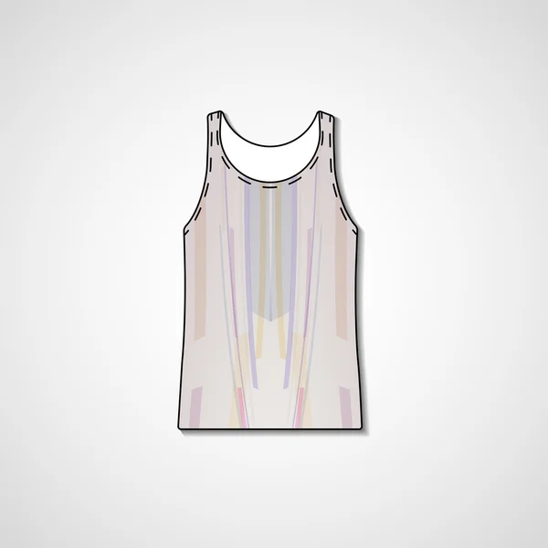 Ilustração abstrata em singlet — Vetor de Stock