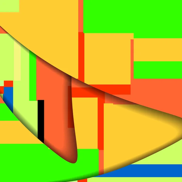 Abstracte vierkante afbeelding — Stockvector