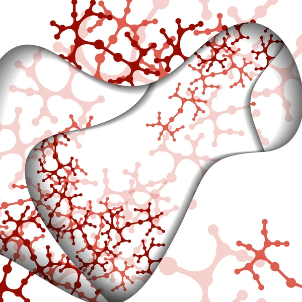 DNA färgglada illustration — Stockový vektor