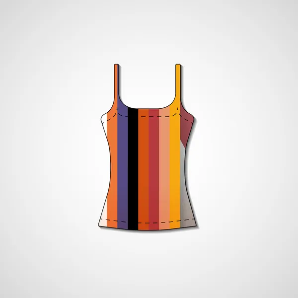 Singlet üzerinde soyut resim — Stok Vektör