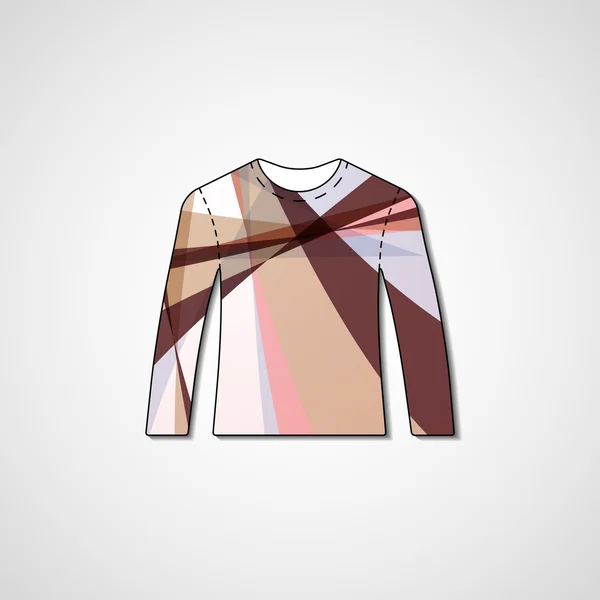 Illustration abstraite sur pull — Image vectorielle