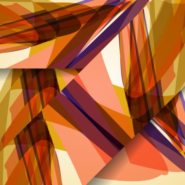 soyut kompozisyon illüstrasyon