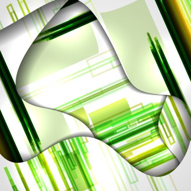 soyut kompozisyon illüstrasyon