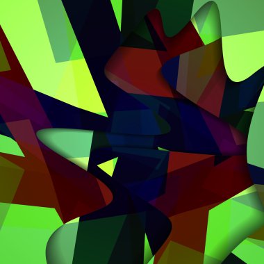 soyut koyu Şekil şekil