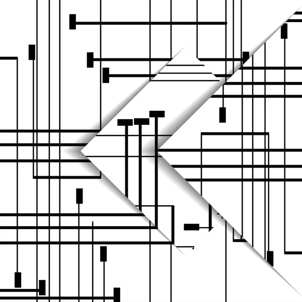 回路基板の図 — ストックベクタ