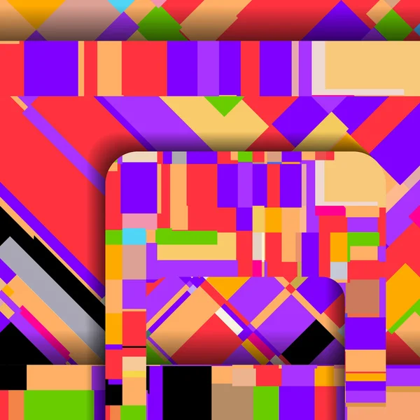 Abstracte geometrische vorm illustratie — Stockvector