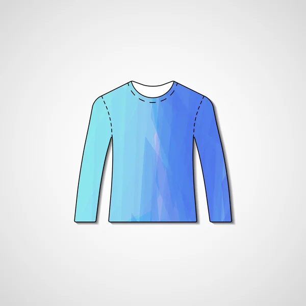 Illustration abstraite sur pull — Image vectorielle