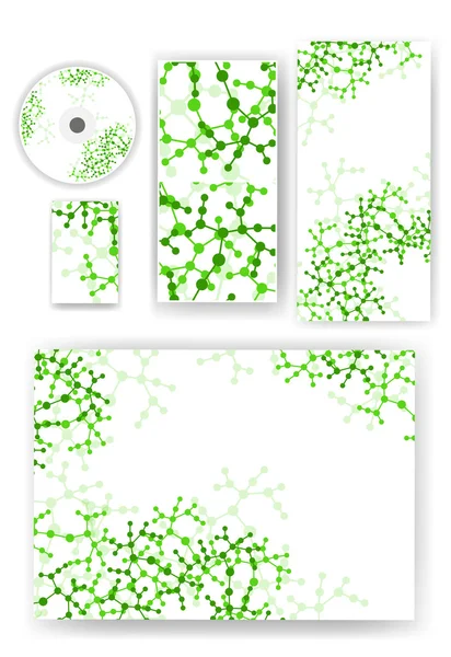 Schreibwaren-Set für Ihr Design — Stockvektor