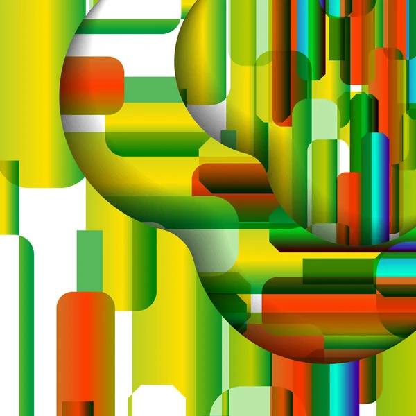 抽象色彩丰富的插画 — 图库矢量图片