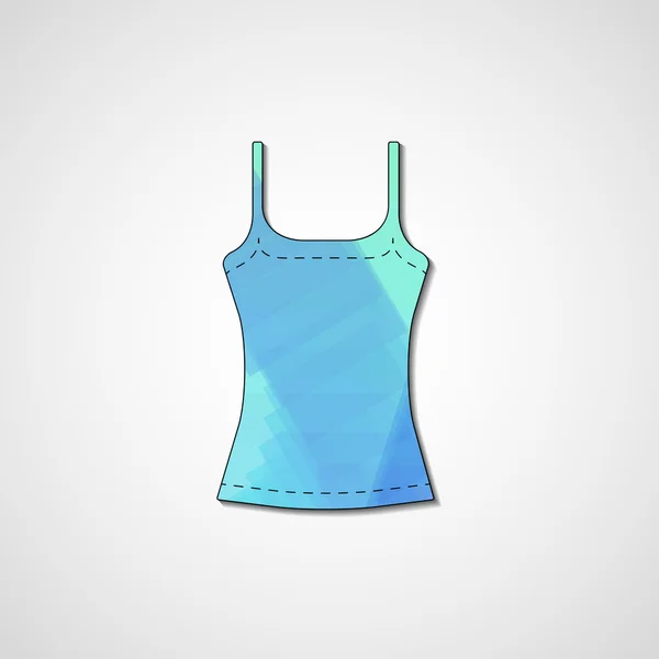 Singlet üzerinde soyut resim — Stok Vektör