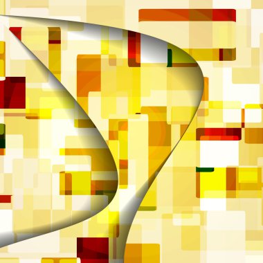 soyut renkli resimde