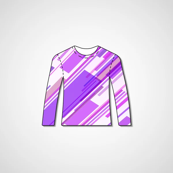 Illustration abstraite sur pull — Image vectorielle