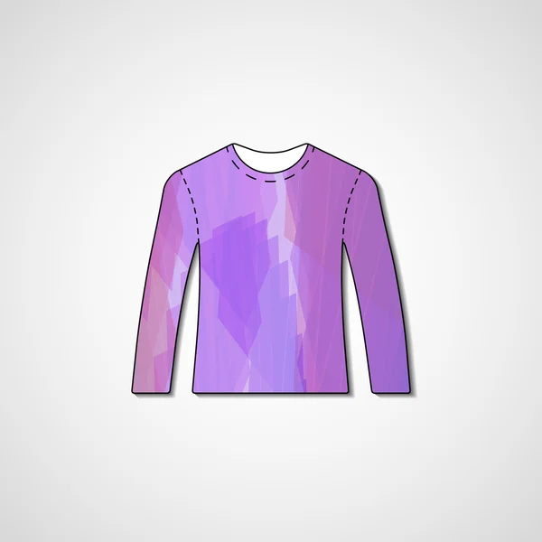 Illustration abstraite sur pull — Image vectorielle