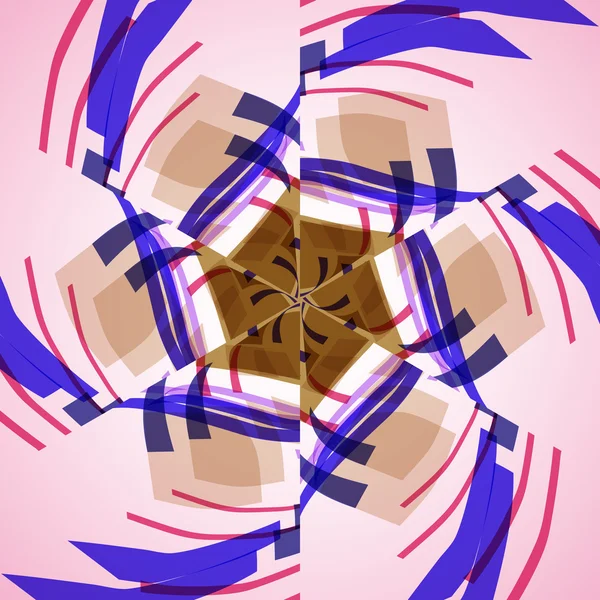 Abstracte illustratie, kleurrijke swirly achtergrond — Stockvector