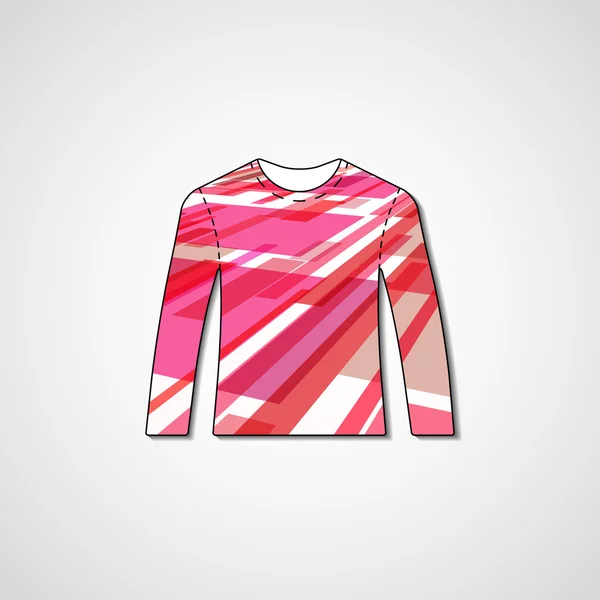 Illustration abstraite sur pull — Image vectorielle