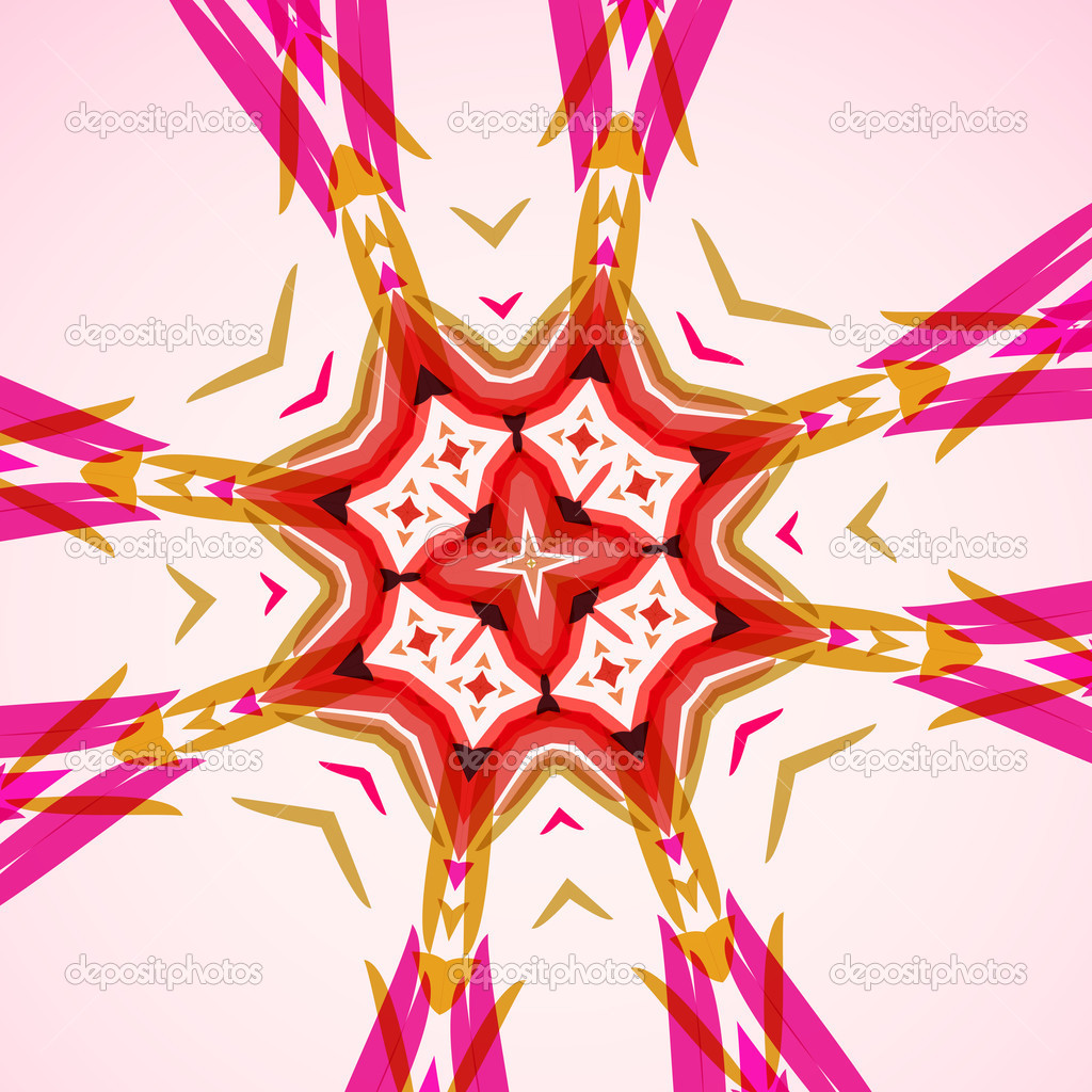 Abstract illustration, colorful swirly background