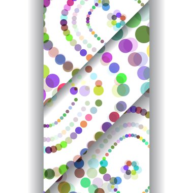 soyut halkalar illüstrasyon