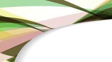 soyut renkli resimde