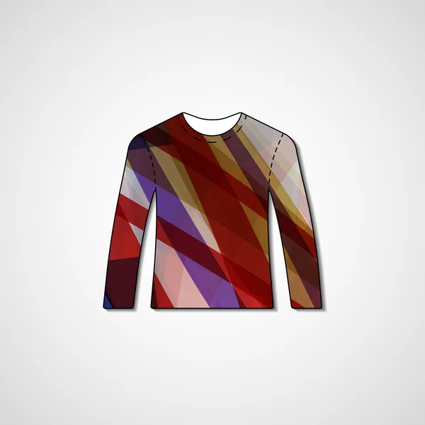 Illustration abstraite sur pull — Image vectorielle