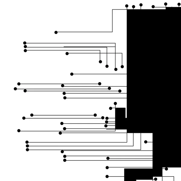 Fond de circuit imprimé — Image vectorielle