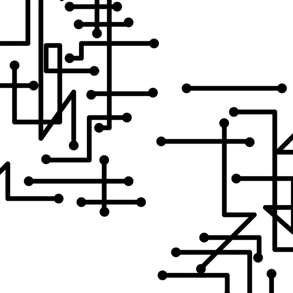 Fondo de placa de circuito — Archivo Imágenes Vectoriales