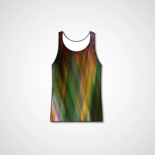 Illustration abstraite sur singlet — Image vectorielle