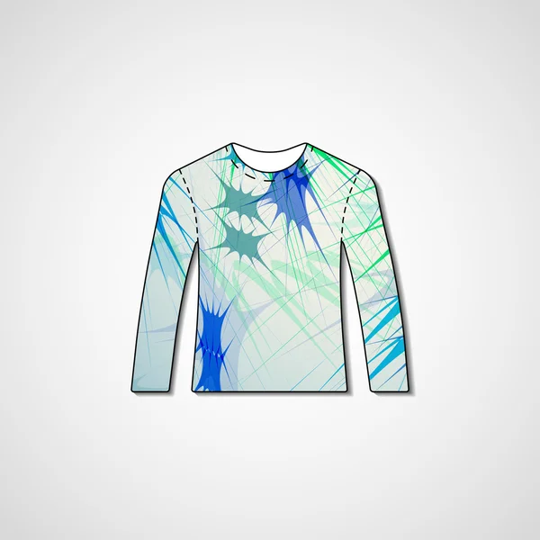 Illustration abstraite sur pull — Image vectorielle