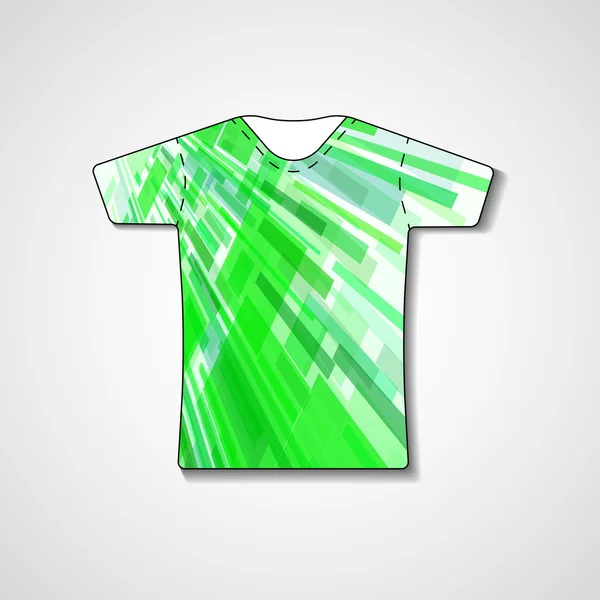 Abstracte illustratie op t-shirt — Stockvector