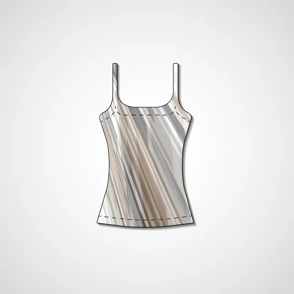 Singlet üzerinde soyut resim — Stok Vektör