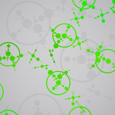 molekül arka plan, renkli resimde