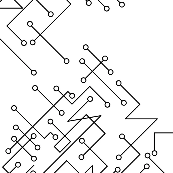 Fondo de placa de circuito — Archivo Imágenes Vectoriales