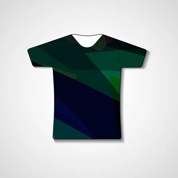 Ilustração abstrata na t-shirt — Vetor de Stock