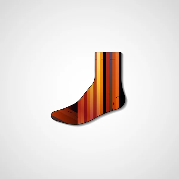Abstraktní ilustrace na ponožky — Stockový vektor