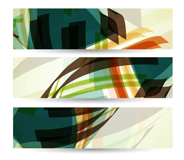 Banner abstrato para o seu design — Vetor de Stock