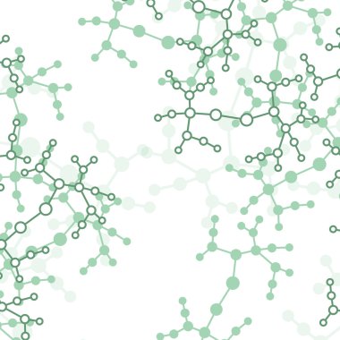 molekül arka plan, renkli resimde