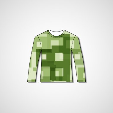 kazak üzerine soyut resim