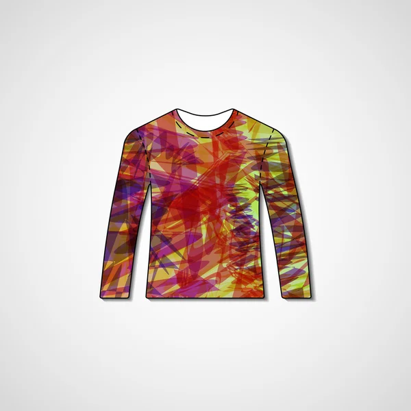 Illustration abstraite sur pull — Image vectorielle