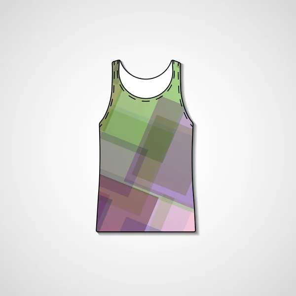 Ilustração abstrata em singlet — Vetor de Stock