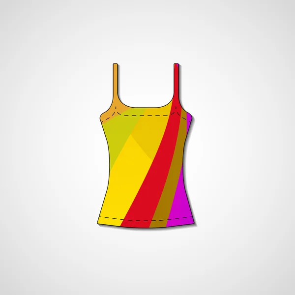 Ilustração abstrata em singlet — Vetor de Stock